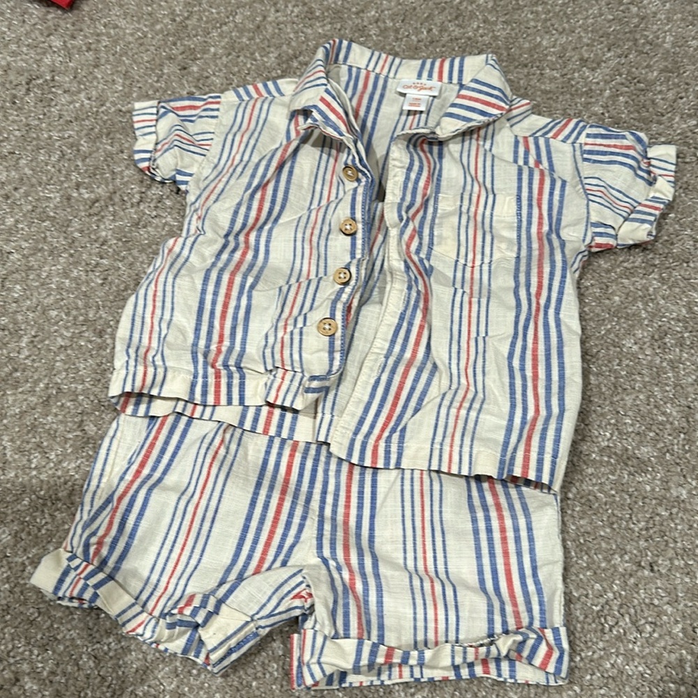 Red, White and Blue 2 Piece Set 18M